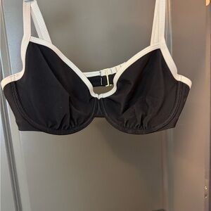 Abercrombie & Fitch Curve Love 90s Clean Underwire Bikini Top